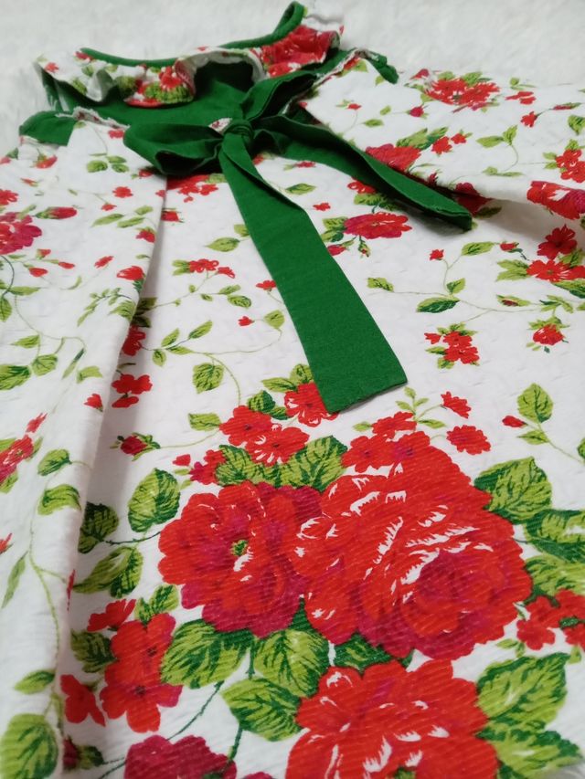 Vestido de niña Alegre Floral  FOQUE talla 2 años