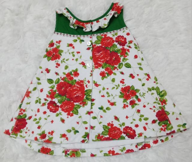 Vestido de niña Alegre Floral  FOQUE talla 2 años