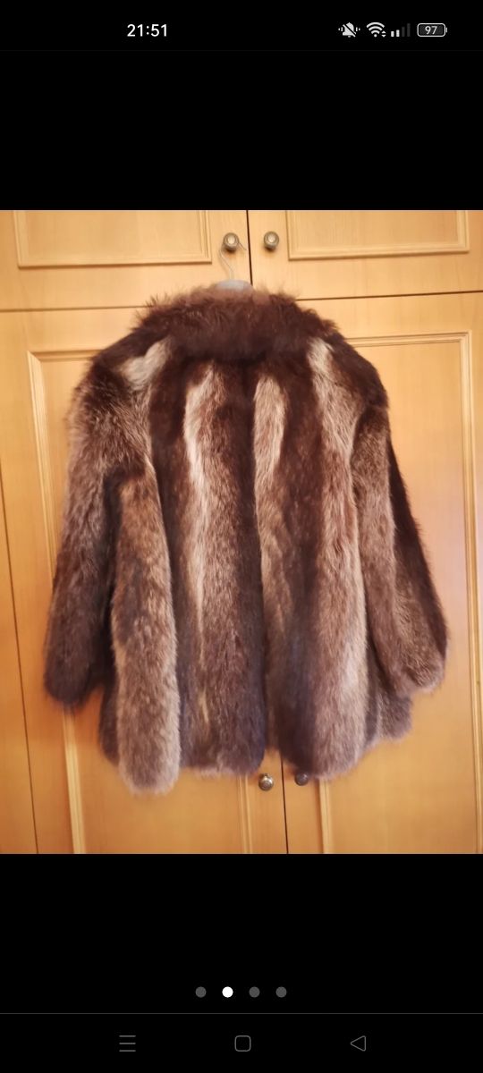 Abrigo PIEL AUTENTICO MARMOTA