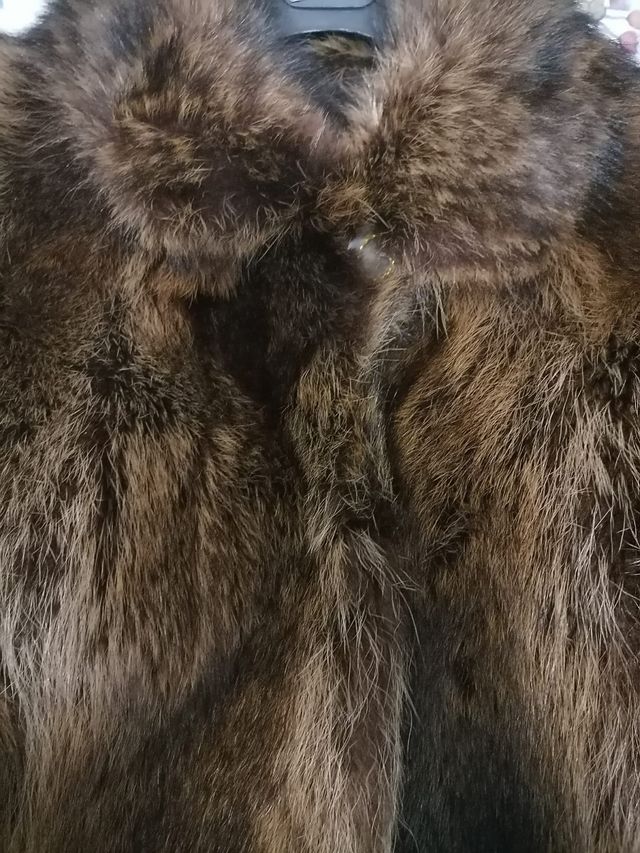 Abrigo PIEL AUTENTICO MARMOTA