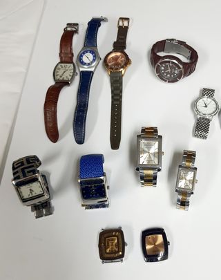 Lote 11 Relojes Marcas Hombre Mujer