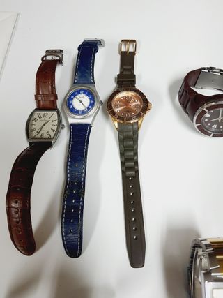 Lote 11 Relojes Marcas Hombre Mujer
