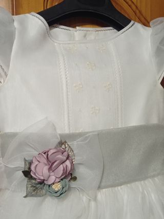 Vestido comunión con cancan