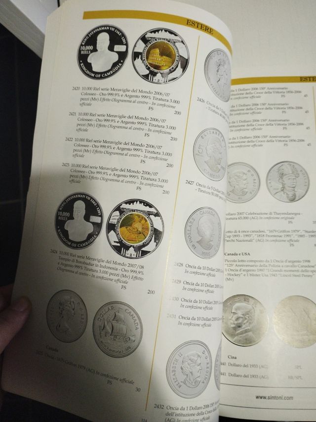 Sintonia Aste, moneta e cartamoneta