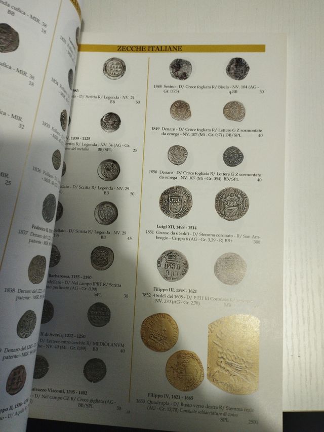 Sintonia Aste, moneta e cartamoneta