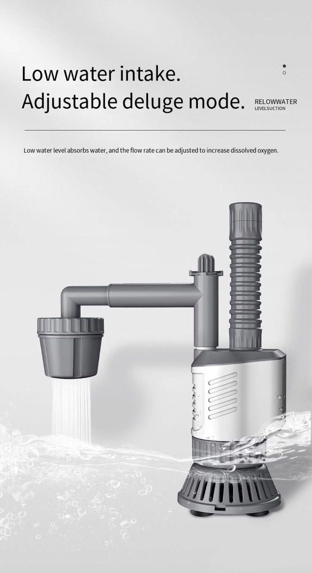 Bomba succión acuario pecera 30W