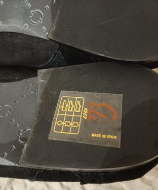 Bailarinas de piel con cordones nuevas