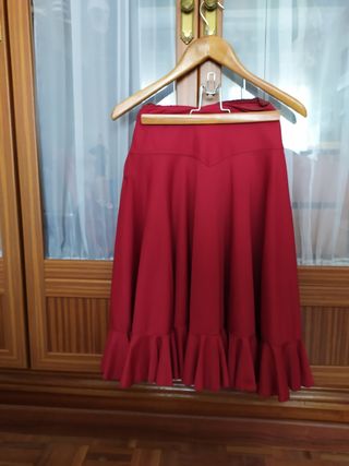 Falda de flamenco de niña
