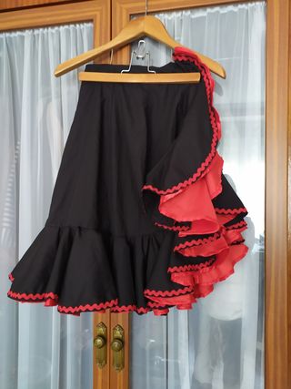 Falda de flamenco de niña
