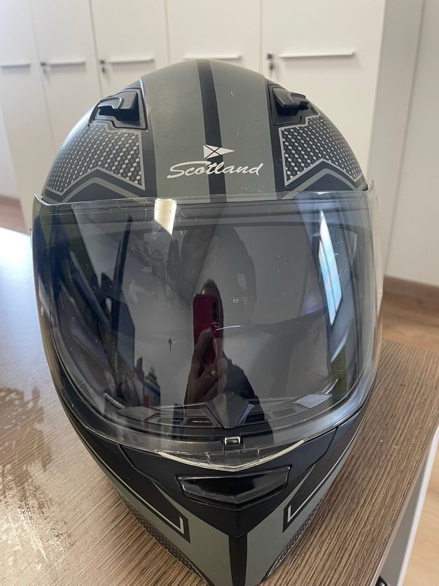 casco doppia visiera Scotland XL