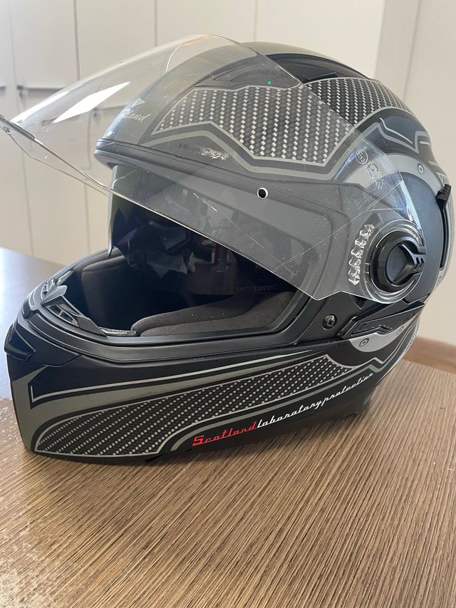 casco doppia visiera Scotland XL