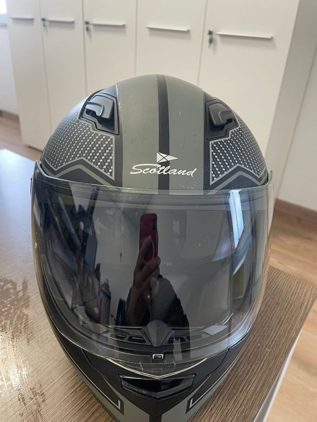 casco doppia visiera Scotland XL