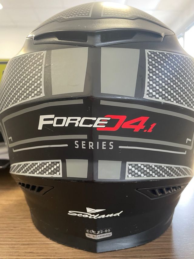 casco doppia visiera Scotland XL