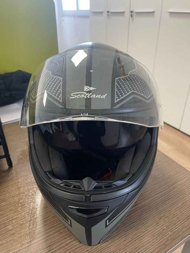 casco doppia visiera Scotland XL