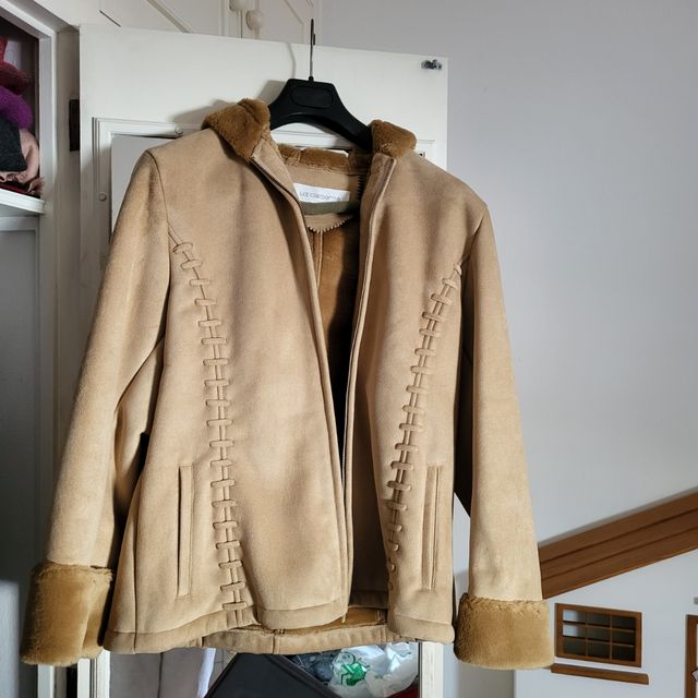 LIZ CLAIBORNE chaquetón beige L