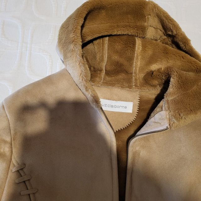 LIZ CLAIBORNE chaquetón beige L