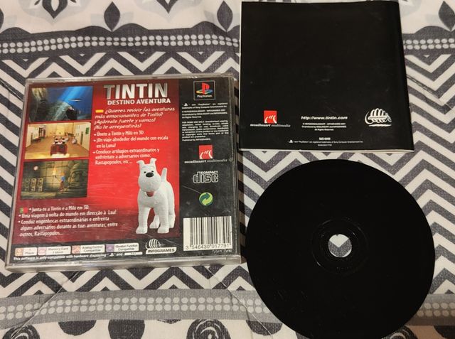 Tintin destino aventura playstation 1