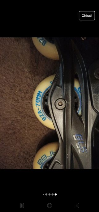 Pattini a rotelle dal 38 al 41