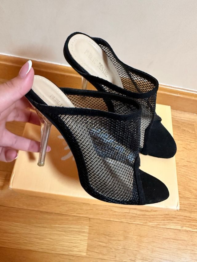 sandalia tacon public desire