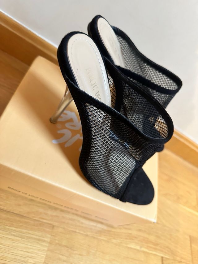 sandalia tacon public desire