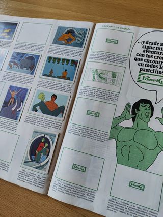 Tarzan  albun cromos fher  1979