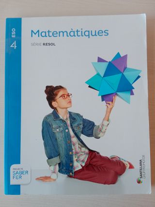 Libro Matemáticas 4º ESO Santillana Grup Promotor