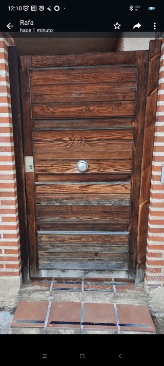 Puertas de madera exterior vivienda