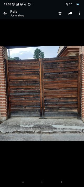 Puertas de madera exterior vivienda