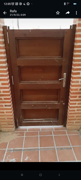 Puertas de madera exterior vivienda