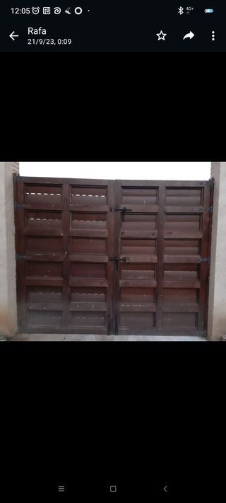 Puertas de madera exterior vivienda