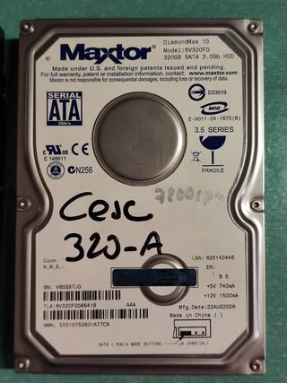 2 Disco Duro 7200 Rpm, para editar video