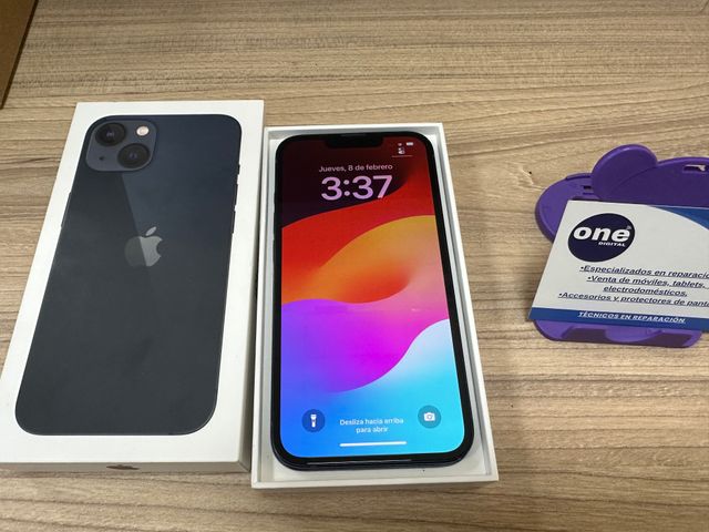 Apple iPhone 13 128GB Color  Negro Bateria 87%.