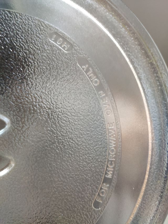 Plato microondas con soporte