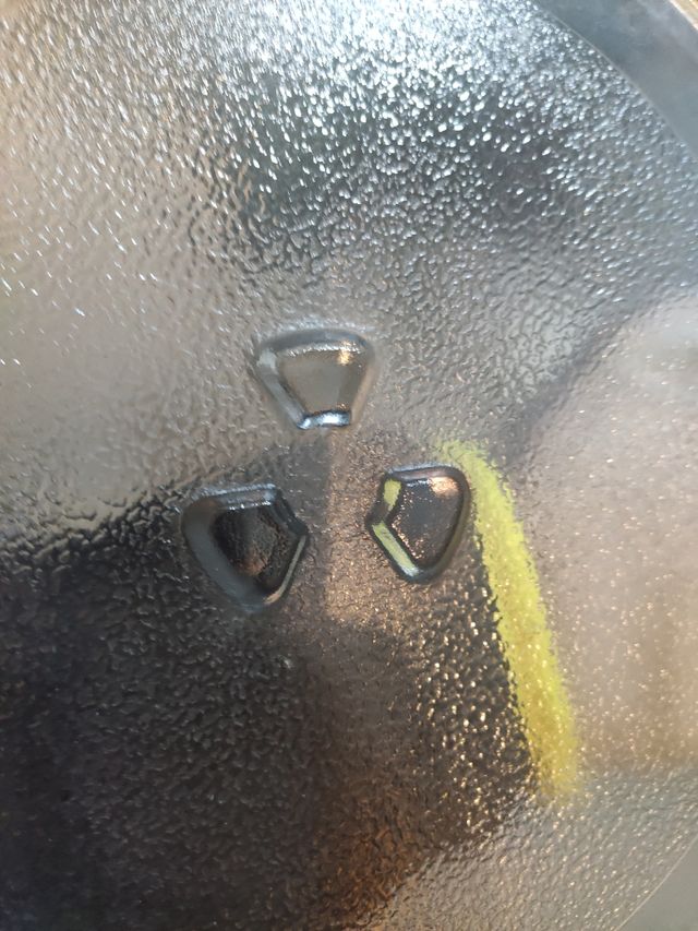 Plato microondas con soporte