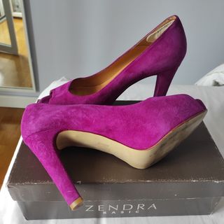 Zapatos de tacon con plataforma