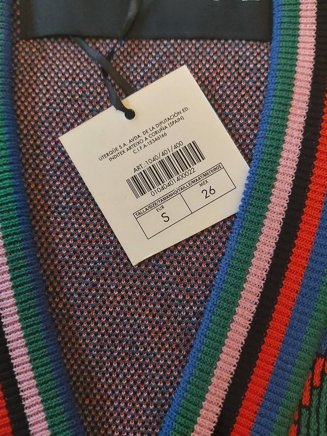 Jersey UTERQUE. Nuevo. Talla S.