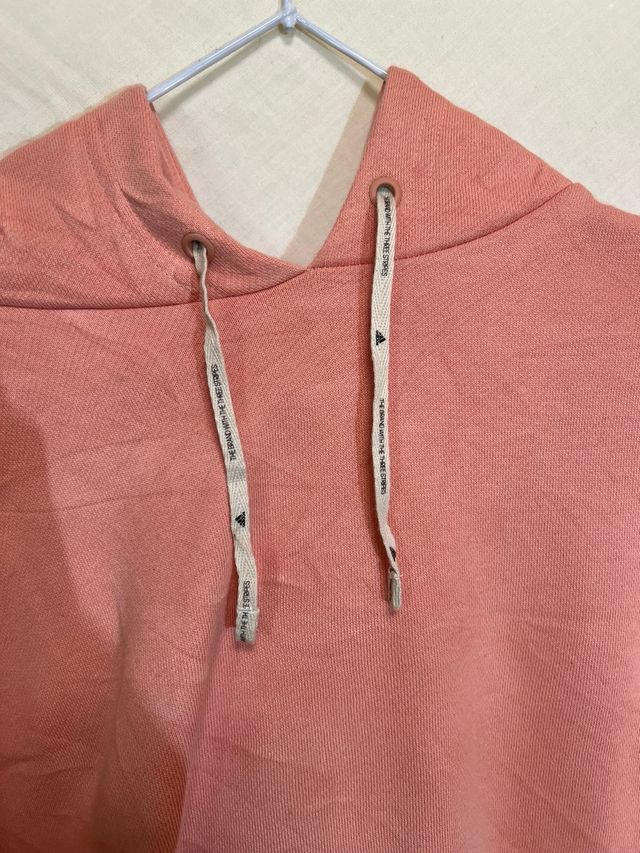 Sudadera Adidas Rosa Palo con cierre elástico