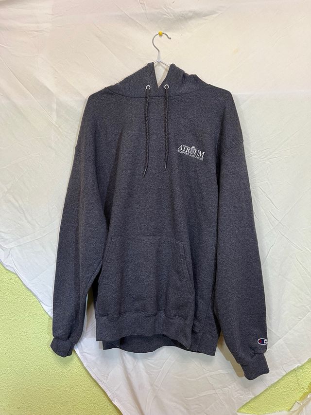 Sudadera Champion Gris Jaspeado “Atrium”