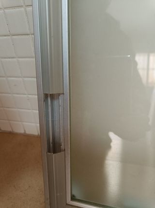 Puerta mueble cocina aluminio/cristal