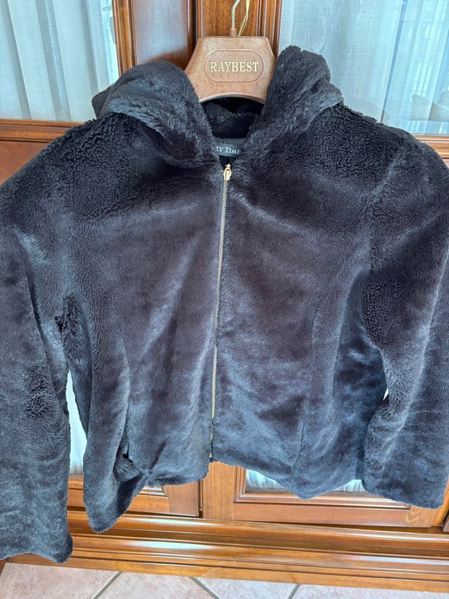 giacca in pelliccia sintetica