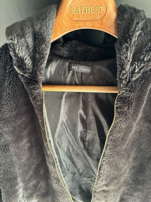 giacca in pelliccia sintetica