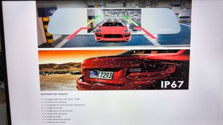 Espejo retrovisor con cámara dual 1080p para coche
