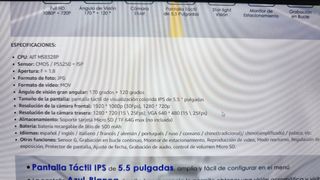 Espejo retrovisor con cámara dual 1080p para coche