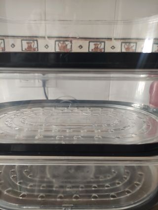 Vaporera de 3 niveles