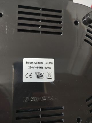 Vaporera de 3 niveles