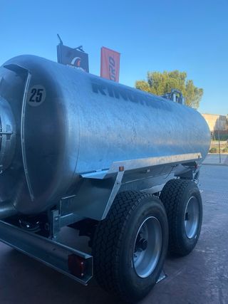 Cisterna agua 10.000 litros Tándem Galvanizado