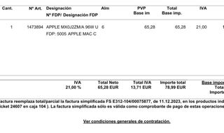 ADAPTADOR MAC