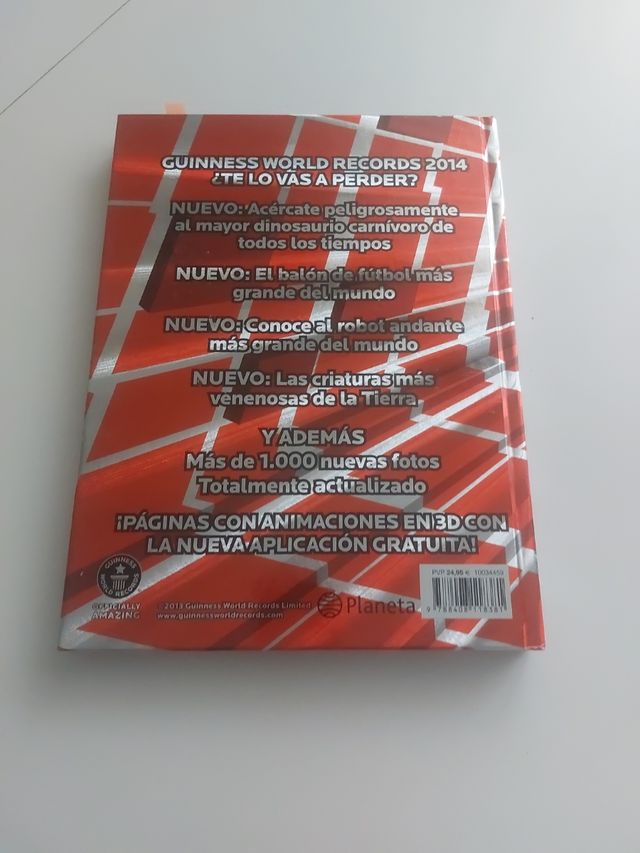 Libro Guinness World Records 2014 NUEVO