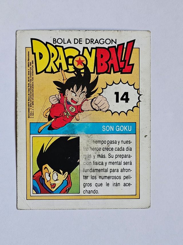 Carta Dragon Ball Tarjet-Cards Son Goku (14)