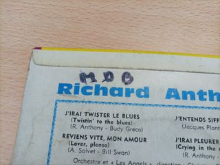 Vinilo Richard Anthony - J'irai twister le blues